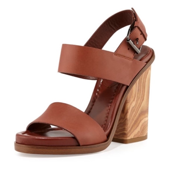 Vince Haley Leather Platform Sandal - Picture 1 of 7